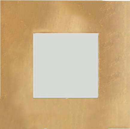Plafoniera-Contemporanea-Pixel-Metallo-Foglia-Oro-Led-16W
