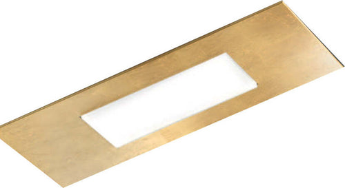 Plafoniera-Contemporanea-Pixel-Metallo-Foglia-Oro-Led-23W