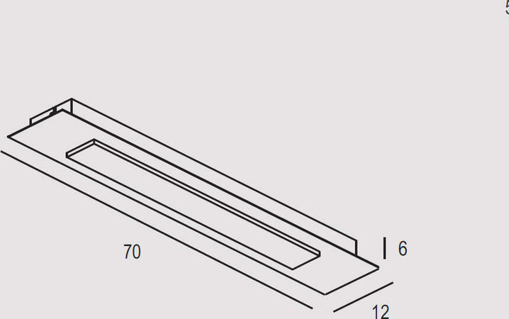 Plafoniera-Contemporanea-Pixel-Metallo-Foglia-Oro-Led-23W