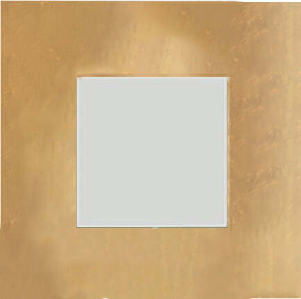 Plafoniera-Contemporanea-Pixel-Metallo-Foglia-Oro-Led-40W