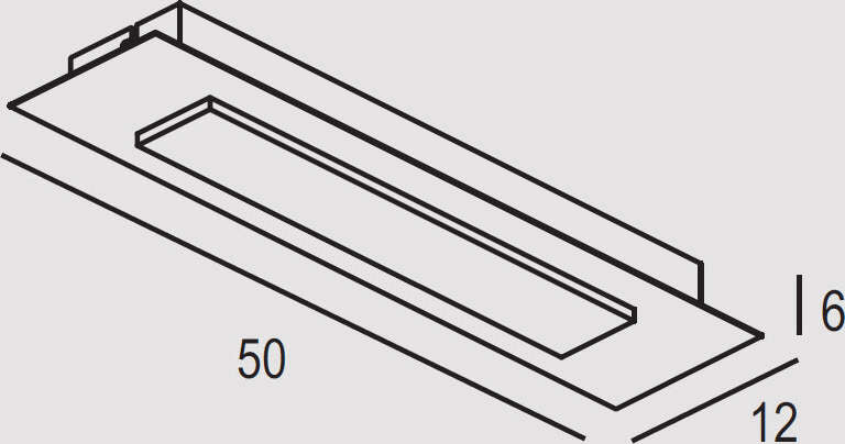 Plafoniera-Contemporanea-Pixel-Metallo-Foglia-Rame-Led-17W