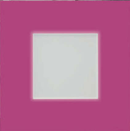 Plafoniera-Contemporanea-Pixel-Metallo-Magenta-Led-16W