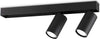 Plafoniera-Contemporanea-Profilo-Metallo-Nero-2-Luci-Gu10-28W-3000K-Ip20