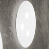 Plafoniera-Contemporanea-Random-Alluminio-Bianco-Led-Integrato-27W