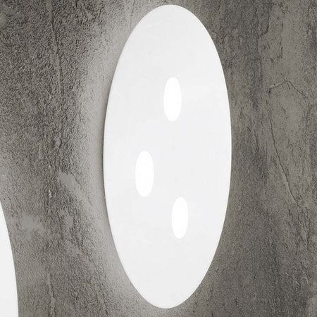Plafoniera-Contemporanea-Random-Alluminio-Bianco-Led-Integrato-27W