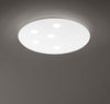 Plafoniera-Contemporanea-Random-Alluminio-Bianco-Led-Integrato-45W