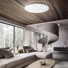 Plafoniera-Contemporanea-Random-Alluminio-Bianco-Led-Integrato-45W