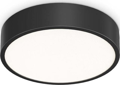 Plafoniera-Contemporanea-Ray-Metallo-Nero-Led-Integrato-13W-3000K-Ip44