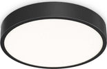 Plafoniera-Contemporanea-Ray-Metallo-Nero-Led-Integrato-26W-3000K-Ip44