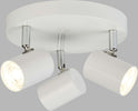 Plafoniera-Contemporanea-Rollo-Acciaio-Bianco-Vetro-Cromo-Led-11,5W-3000K