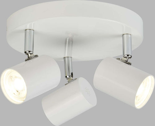 Plafoniera-Contemporanea-Rollo-Acciaio-Bianco-Vetro-Cromo-Led-11,5W-3000K