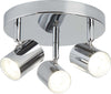 Plafoniera-Contemporanea-Rollo-Acciaio-Cromo-Vetro-Trasparente-Led-11,5W-3000K