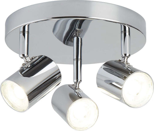 Plafoniera-Contemporanea-Rollo-Acciaio-Cromo-Vetro-Trasparente-Led-11,5W-3000K