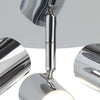 Plafoniera-Contemporanea-Rollo-Acciaio-Cromo-Vetro-Trasparente-Led-11,5W-3000K