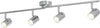 Plafoniera-Contemporanea-Rollo-Acciaio-Cromo-Vetro-Trasparente-Led-16,1W-3000K