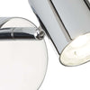 Plafoniera-Contemporanea-Rollo-Acciaio-Cromo-Vetro-Trasparente-Led-4,3W-3000K