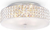 Plafoniera-Contemporanea-Roma-Metallo-Cristallo-Cromo-6-Luci-3W-3000K-Luce-Calda