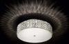 Plafoniera-Contemporanea-Roma-Metallo-Cristallo-Cromo-6-Luci-3W-3000K-Luce-Calda