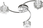 Plafoniera-Contemporanea-Rubik-Metallo-Cromo-Diffusore-Cristallo-3-Luci-G9
