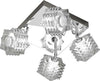 Plafoniera-Contemporanea-Rubik-Metallo-Cromo-Diffusore-Cristallo-4-Luci-G9