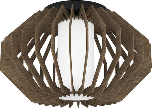 Plafoniera-Contemporanea-Rusticaria-1-Luce-Acciaio-Nero