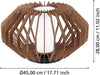 Plafoniera-Contemporanea-Rusticaria-1-Luce-Acciaio-Nero