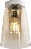 Plafoniera-Contemporanea-Shaded-Metallo-Cromo-Vetro-Ambra-1-Luce-E27