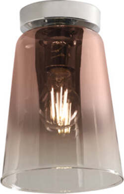 Plafoniera-Contemporanea-Shaded-Metallo-Cromo-Vetro-Rame-1-Luce-E27