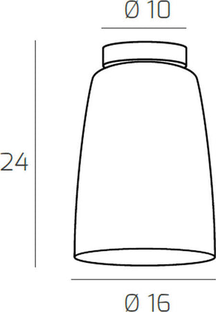 Plafoniera-Contemporanea-Shaded-Metallo-Cromo-Vetro-Rame-1-Luce-E27