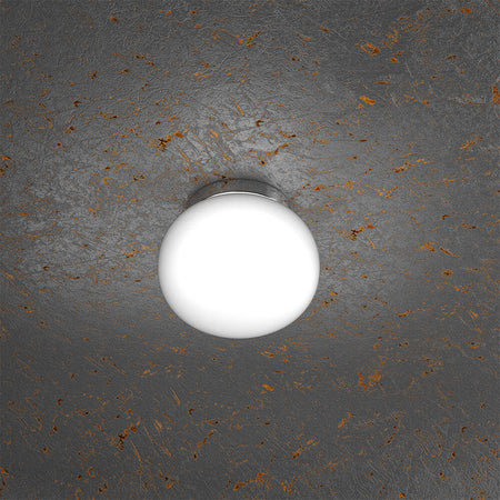 Plafoniera-Contemporanea-Soft-Metallo-Cromo-Vetro-Acidato-Opaco-1-Luce-E14