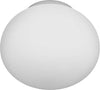 Plafoniera-Contemporanea-Soft-Metallo-Cromo-Vetro-Acidato-Opaco-1-Luce-E27-28Cm