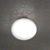 Plafoniera-Contemporanea-Soft-Metallo-Cromo-Vetro-Acidato-Opaco-1-Luce-E27-28Cm