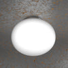 Plafoniera-Contemporanea-Soft-Metallo-Cromo-Vetro-Acidato-Opaco-1-Luce-E27-35Cm