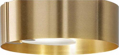 Plafoniera-Contemporanea-Sound-Metallo-Oro-Vetro-1-Luce
