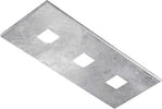 Plafoniera-Contemporanea-Sparta-Metallo-Foglia-Argento-3-Luci-Gx53