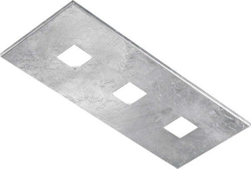 Plafoniera-Contemporanea-Sparta-Metallo-Foglia-Argento-3-Luci-Gx53