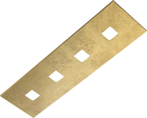 Plafoniera-Contemporanea-Sparta-Metallo-Foglia-Oro-4-Luci-Gx53