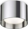 Plafoniera-Contemporanea-Spike-Alluminio-Cromo-1-Luce-Gx53-15W-3000K-Ip44