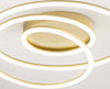 Plafoniera-Contemporanea-Spira-Alluminio-Oro-Led-Integrato-68W