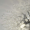 Plafoniera-Contemporanea-Sprazzo-Sole-Acciaio-Cromo-Vetro-Trasparente-4-Luci-G9