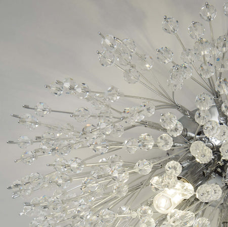 Plafoniera-Contemporanea-Sprazzo-Sole-Acciaio-Cromo-Vetro-Trasparente-4-Luci-G9