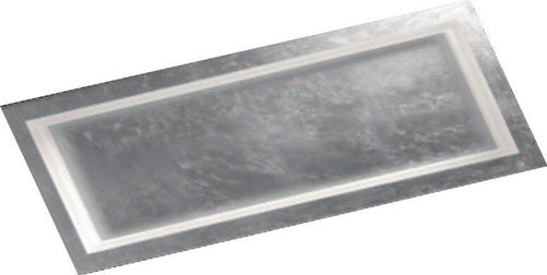 Plafoniera-Contemporanea-Square-Metallo-Foglia-Argento-Led-40W
