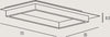 Plafoniera-Contemporanea-Square-Metallo-Foglia-Argento-Led-40W