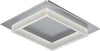 Plafoniera-Contemporanea-Square-Metallo-Grigio-Perla-Led-28W