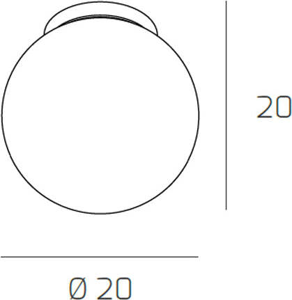 Plafoniera-Contemporanea-Target-Metallo-Cromo-Vetro-Cromo-E-Trasp-1-Luce-E14