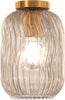 Plafoniera-Contemporanea-Tender-Metallo-Ottone-Satinato-Vetro-Ambra-1-Luce-E27