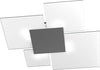 Plafoniera-Contemporanea-Upgrade-Met.-Grigio-Antracite-E-Vetro-4-Luci-E27-91Cm