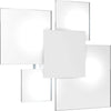 Plafoniera-Contemporanea-Upgrade-Metallo-Bianco-E-Vetro-4-Luci-E27-46Cm