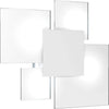 Plafoniera-Contemporanea-Upgrade-Metallo-Bianco-E-Vetro-4-Luci-E27-46Cm