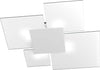 Plafoniera-Contemporanea-Upgrade-Metallo-Bianco-E-Vetro-4-Luci-E27-91Cm